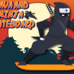 Lava and Ninja Skateboard